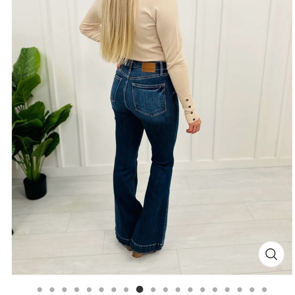 New with tags Judy Blue Trouser flare jeans size 5 (fits size 6) - Picture 2 of 2
